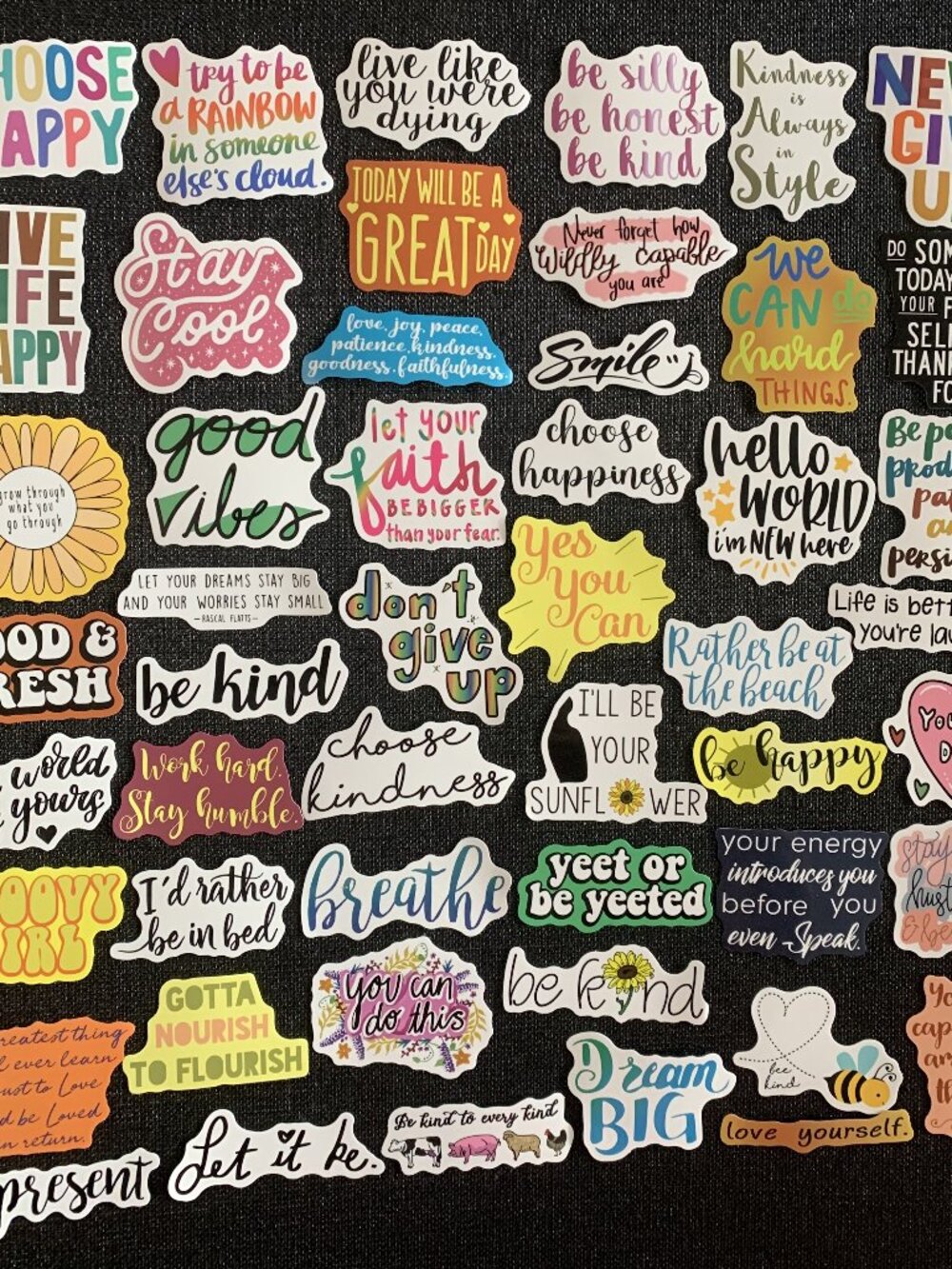 Inspirational and Motivational Stickers Pack - 100 Pieces